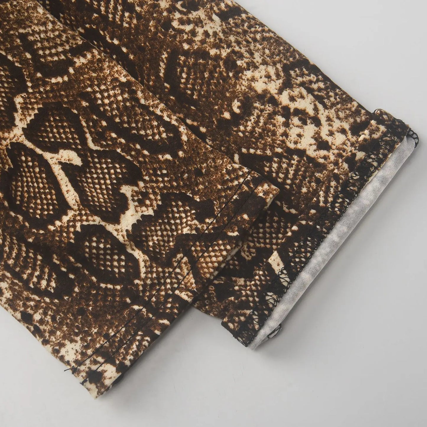 Sexy Sling Sleeveless Backless Snake Print/Leopard Print Jumpsuit for Women Skinny Fashion Nightclub Party Wear Sexy Streetwear