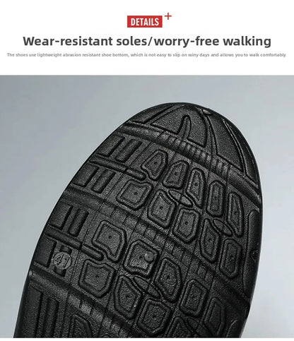 Low-Top Men's Casual Shoes Breathable Retro Sporty Style Summer New Fashion Trendy Bean Board Shoes Comfortable Rubber Sole