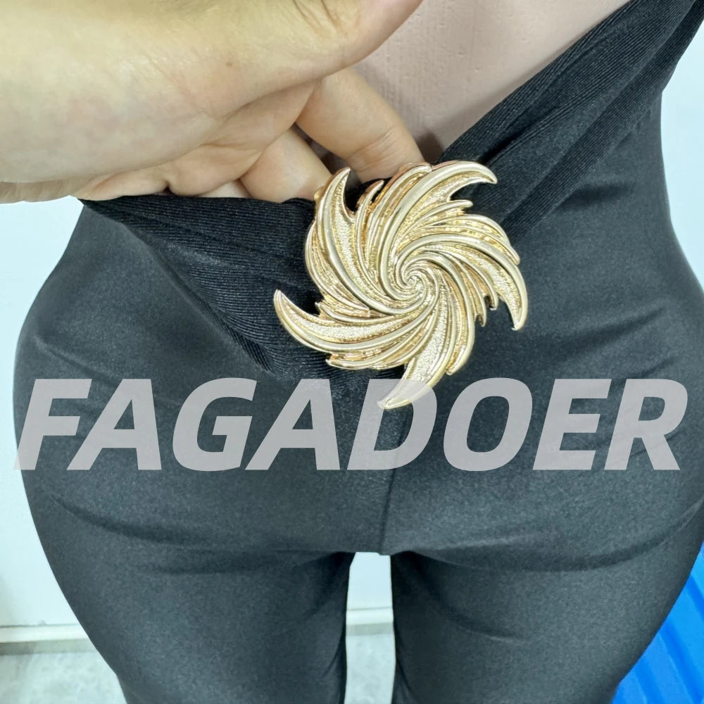 FAGADOER Sexy Hollow Out Bodycon Jumpsuit for Women Solid Color Sleeveless Backless Rompers Female Streetwear Overalls 2026 New