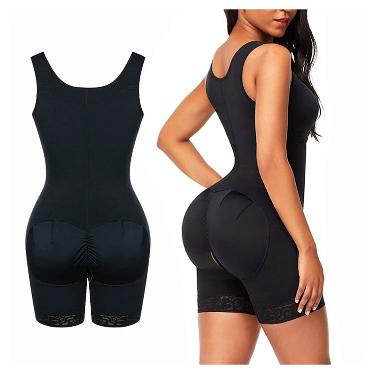 Full Body Corset Bodysuit Carving Shaper Tights Postpartum Girdles Fajas Colombian Sheath Butt Push Up Women Modeling Shapewear