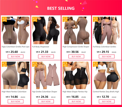 Fajas Reductoras Body Shaper Slimming Sheath Flat Belly Shapewear Tummy Control Bodysuit Postpartum Bodices Girdles Woman Corset
