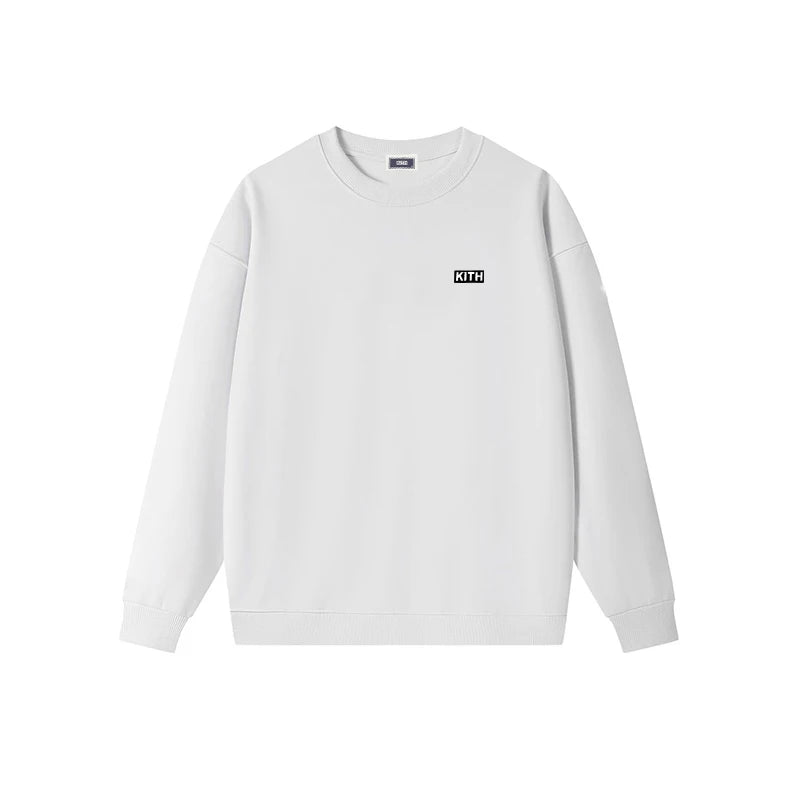 2025 Autumn High Quality O-Neck Sweatshirts Cotton Brand Embroidery logo Casual Hoodie Men Long Sleeve Women Tracksuit Tops