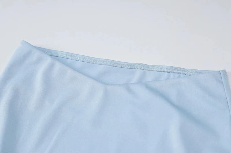 Dulzura Women 2026 Spring Tube Tops Mini Skirts Party Club Two Piece Matching Sets Vacation Outfits Wholesale Items For Business