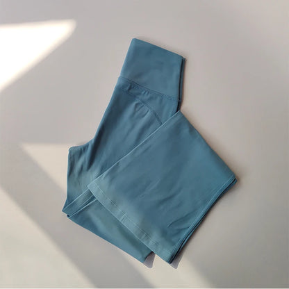 High-end Yoga Leggings Slim Yoga Pants High Waist Wide Leg Pants Bottoms Breathable Gym Casual Sports Bell Leggings Female