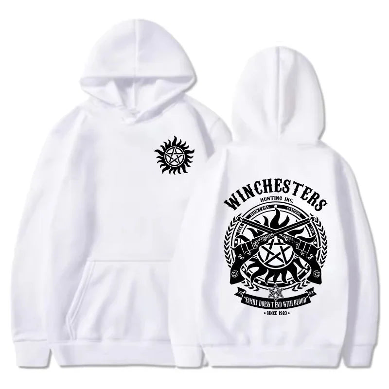 Supernatural Printed Hoodie Women Men Fashion Autumn Winter Warm Sweatshirt Hip Hop Harajuku Streetwear Long Sleeve Pullover