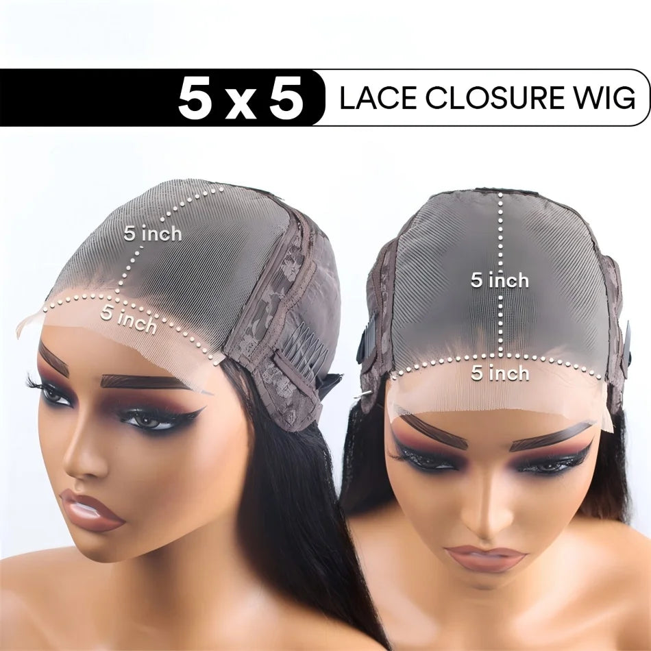 30 Inch Natural Black 360 Lace Front Straight Human Hair Wigs HD Transparant Full Lace 5X5 Glueless Wigs Human Hair Pre Plucked