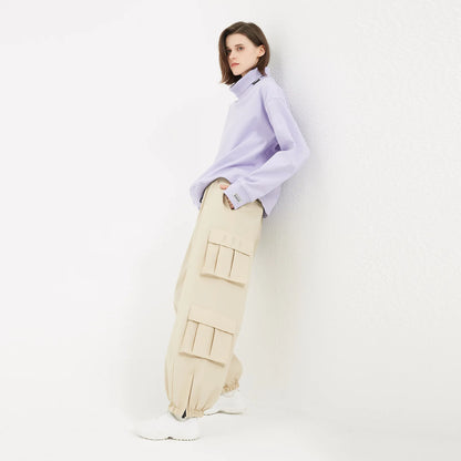 Oversize Winter Ski Pants 3L Snowboard Pant Thicken Thermal Waterproof Breathable Outdoor Sports Warm Women's Men's Ski Trousers