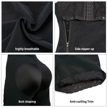 Body Shaper Faja Bodysuit Corset Top Bustier Original Colombian Girdles Modeling Postpartum Slimming Shapewear Women Underwear