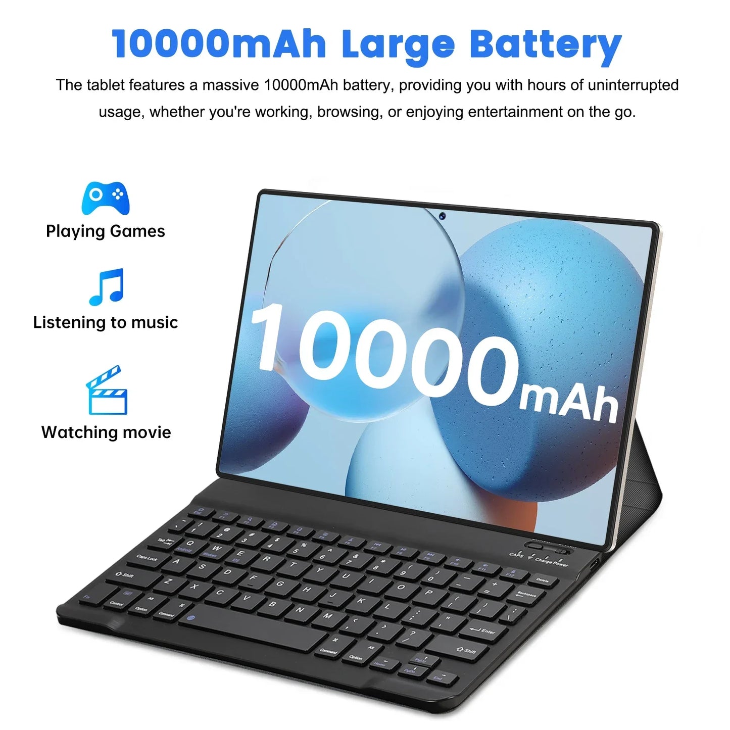 【Global Version】2026 New Original Tab Pro 13 PC 16G+1TB 10.1“” HD 4K Android 15 10000mAh 5G Dual SIM Phone Call WiFi GPS Tablet