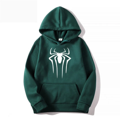 Fashion brand men's hoodie casual hoodie sportswear men's/women's top printed spider hoodie