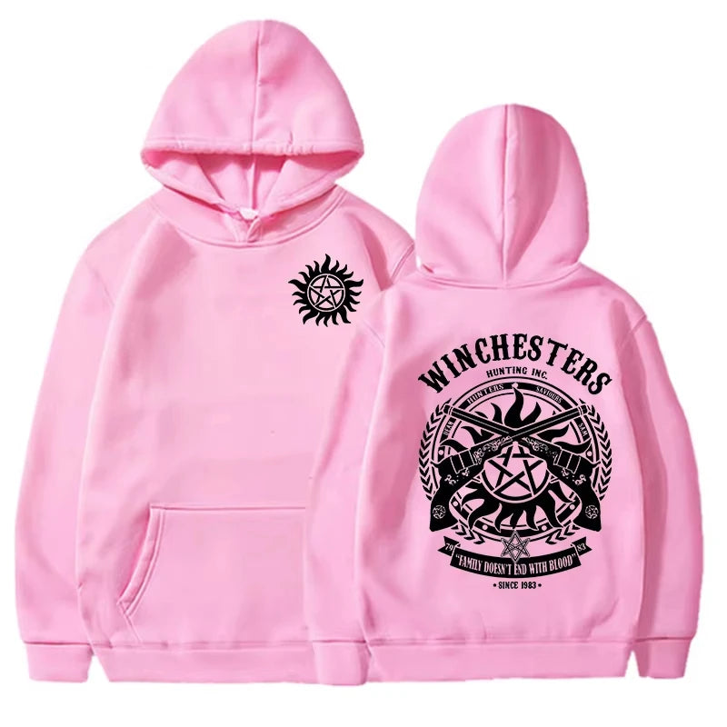 Supernatural Printed Hoodie Women Men Fashion Autumn Winter Warm Sweatshirt Hip Hop Harajuku Streetwear Long Sleeve Pullover