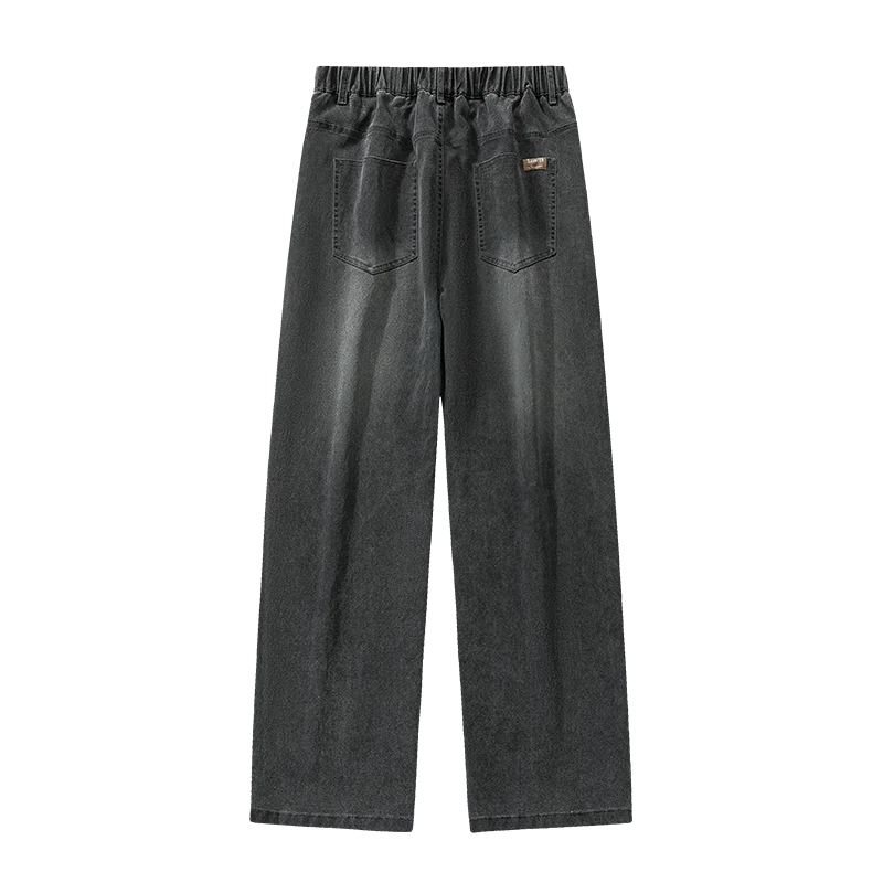 Spring New 190 Tall Boys Big Size Extra Long Pants Plus-size Men's Wear Extra Long Length 115cm Pants Loose Straight-leg Jeans