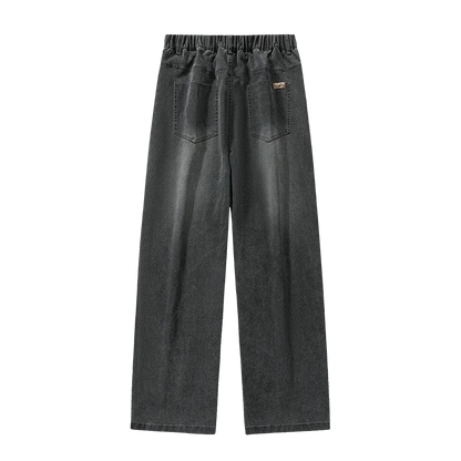 Spring New 190 Tall Boys Big Size Extra Long Pants Plus-size Men's Wear Extra Long Length 115cm Pants Loose Straight-leg Jeans