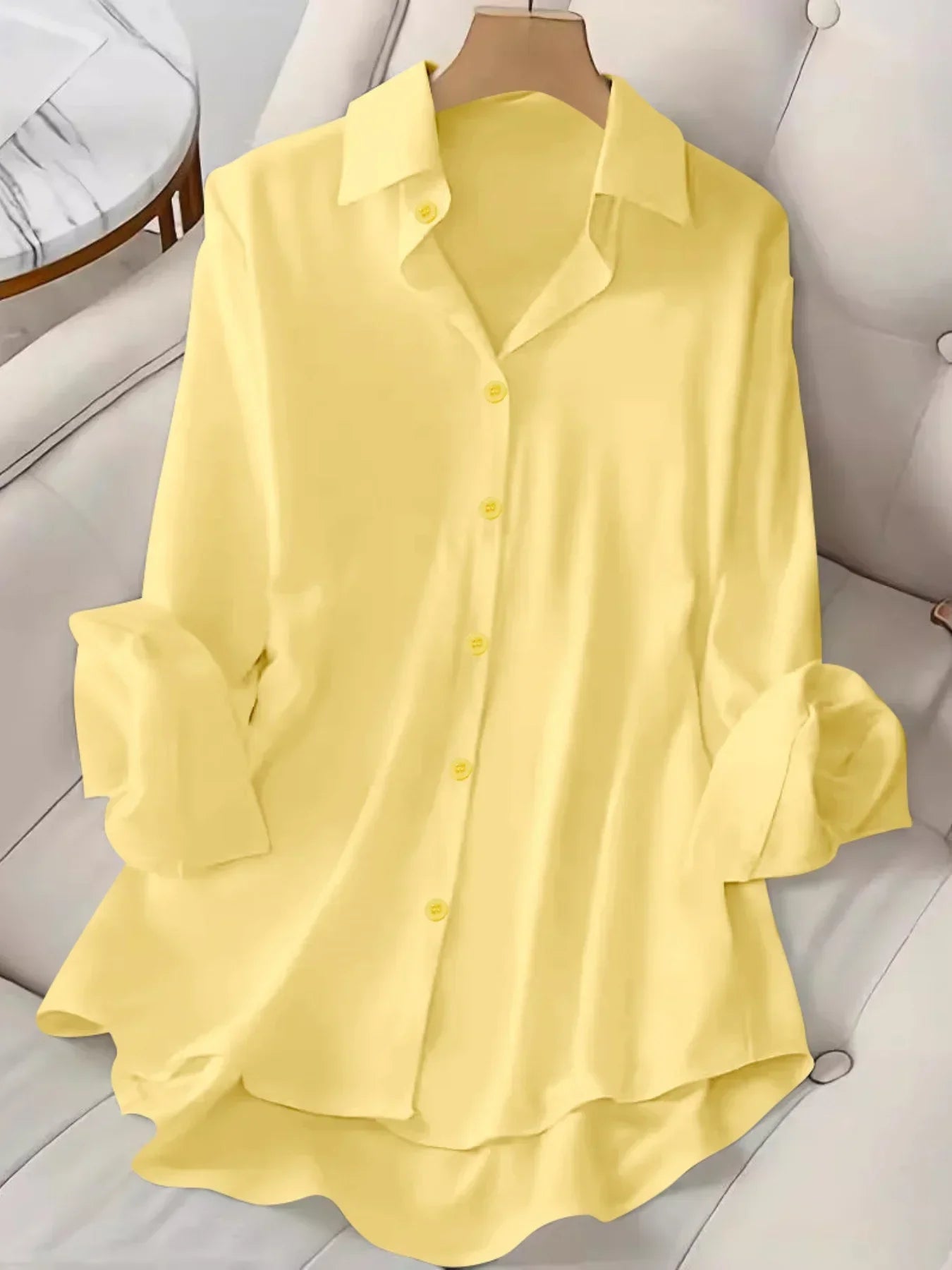 Plus Size Shirts New Women's Casual Loose Fashion Top Elegant Korean Style Solid Sweet Blouses Single-breasted Lapel