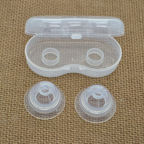 2pcs Silicone Nipple Sucking Corrector Pregnant Women Flat Retraction Puller Breast Shaper