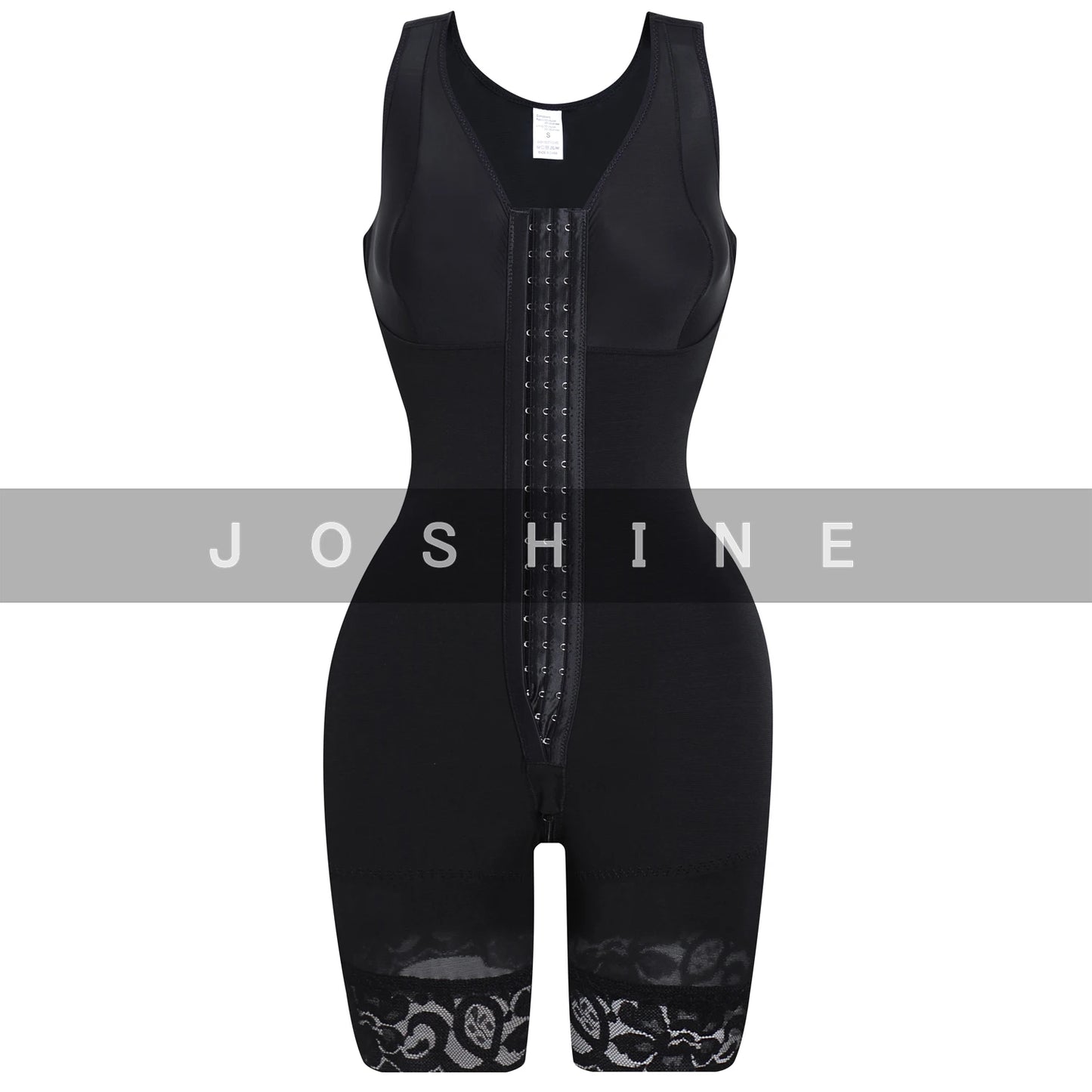 Full Body Shaper High Compression Shapewear Girdle With Brooches Bust For Postpartum Slimming Sheath Belly Fajas Colombianas