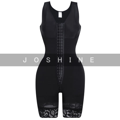 Full Body Shaper High Compression Shapewear Girdle With Brooches Bust For Postpartum Slimming Sheath Belly Fajas Colombianas