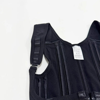 Body Shaper Shapewear Women Double Tummy Control Compression Waist Trainer Corset Adjustable Zipper and Hook-eyes Flat Belly