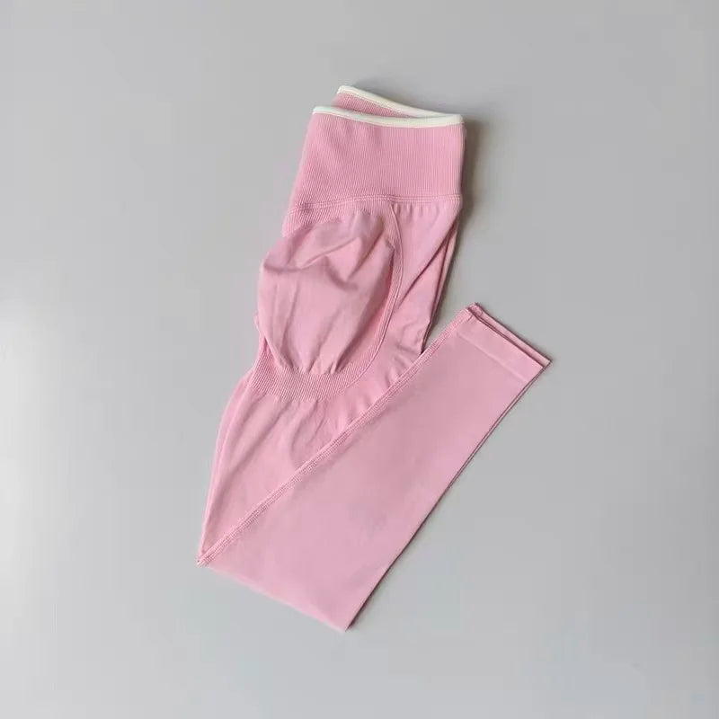 Peach Butt Yoga Pants, High-Waisted Butt-Lifting Fitness Pants for Women, Highly Elastic Quick-Drying Tight Leggings for Workout