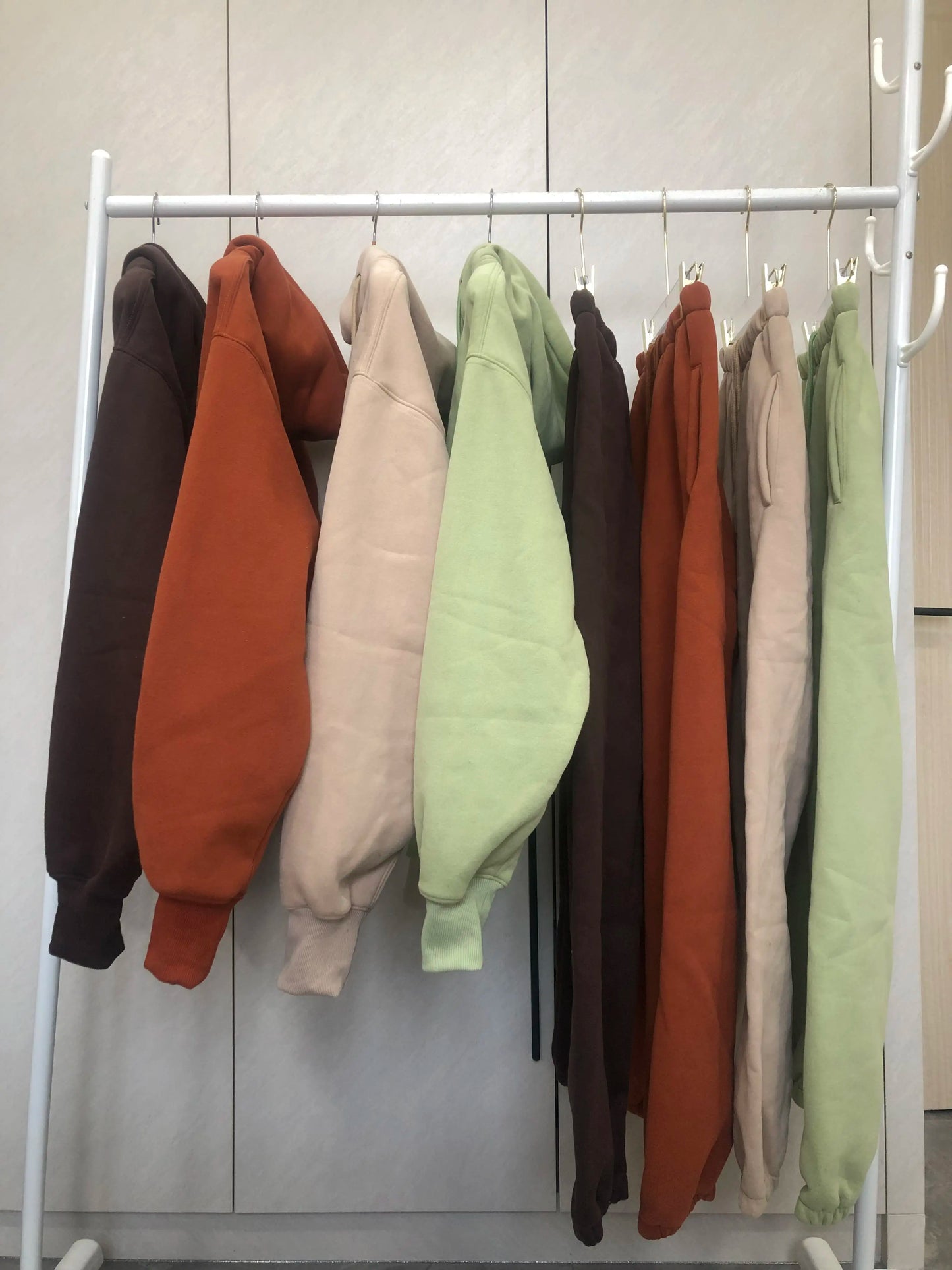 Wholesale Fleece Hoodie with Jogger Pant Sweat Suit Fall Winter 2 Piece Set Tracksuit Women Sports Outfit Two Piece Solid Casual