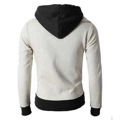 2024 New Autumn Men Sweatshirts Long Sleeve Jacket Hoodie Zipper Closure Jacket Male Hoodies Sweatshirt Slim Fit Male Clothing
