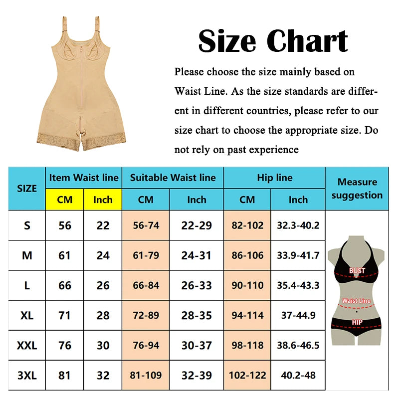 Faja Shapewear Slimming Girdle Reductive Corset Colombian Body Shaper Butt Lifter Seamless Bbl Sheath Women Compression Garments