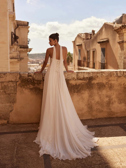 With Corset Beaded Lace Long Wedding Dress Romantic Sweetheart Neck Bridal Gown Customized Sexy High Slit Dresses For Bride