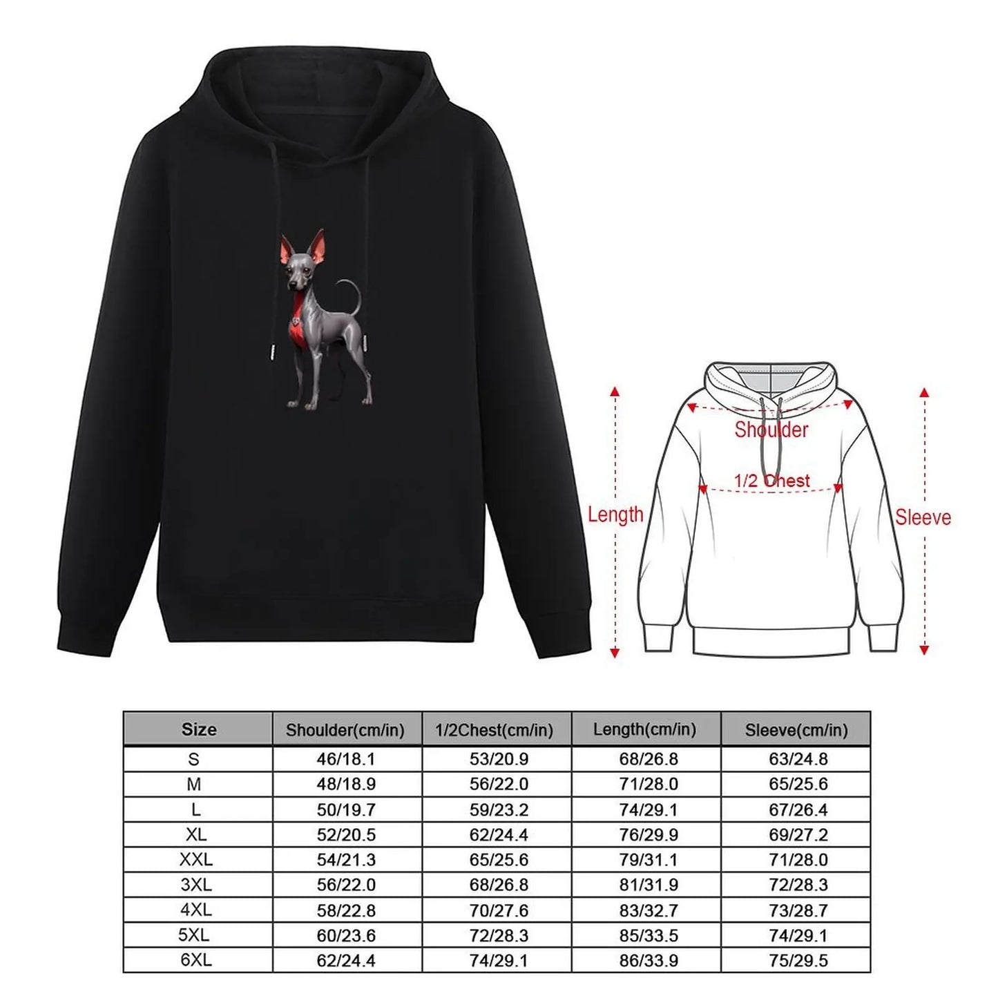 xoloitzquintle / xolo Hoodie autumn new products aesthetic clothing blouse winter clothes tracksuit