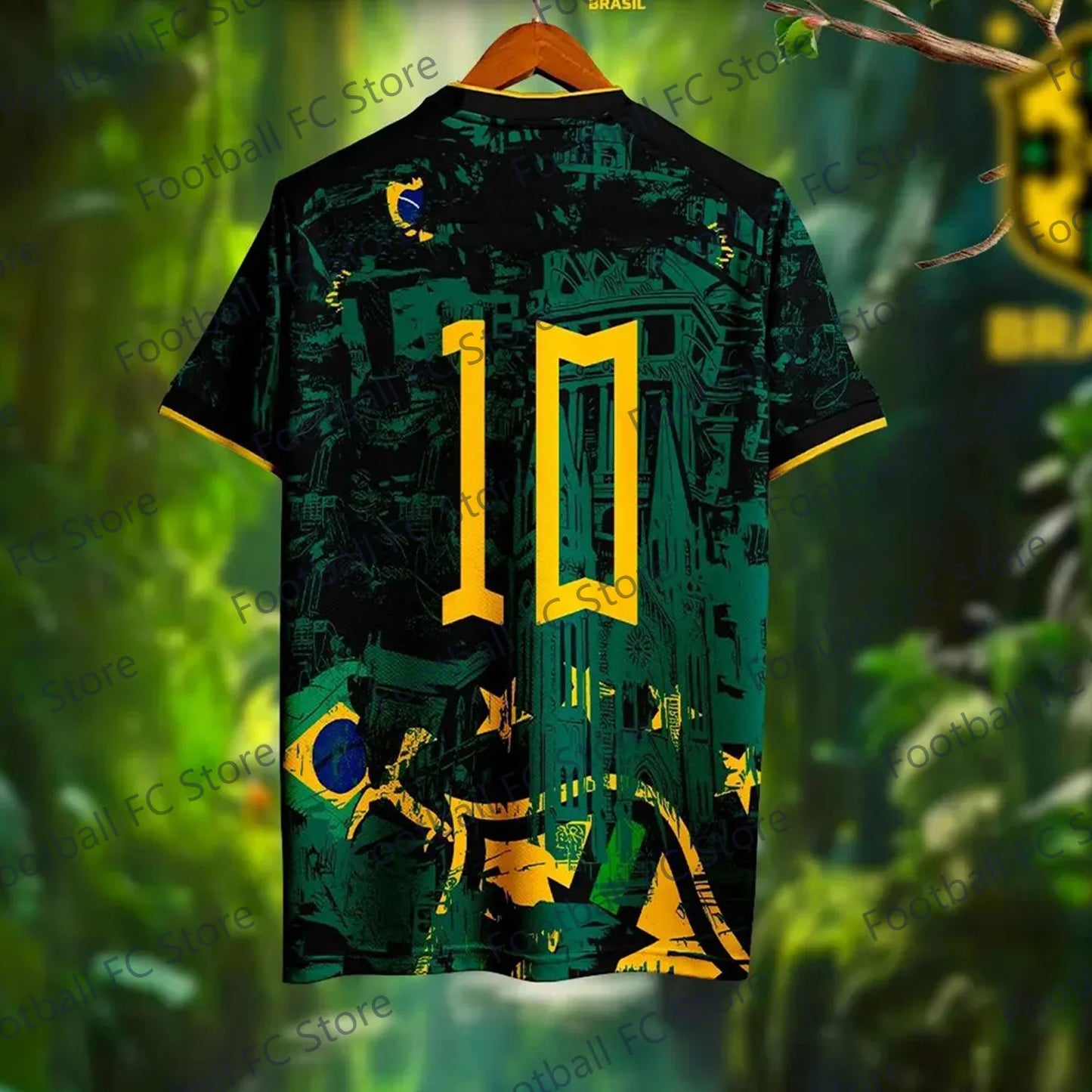 New 24-25 Summer Christ of Rio de Janeiro Tee Jersey CHATGPT Intelligent Design Edition Special Soccer Jersey For Kids/Adult Kit