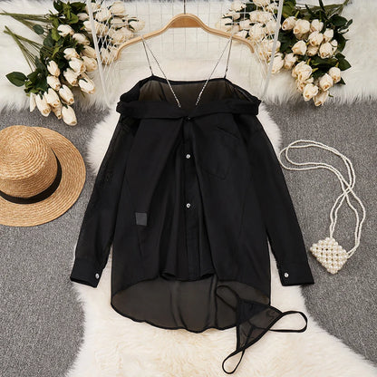 Japanese Kimono V-neck Printed Flower Bow Waist Shaping Cardigan Dress Women Clothing Loose Long Sleeve Vintage Sexy Lace-up New