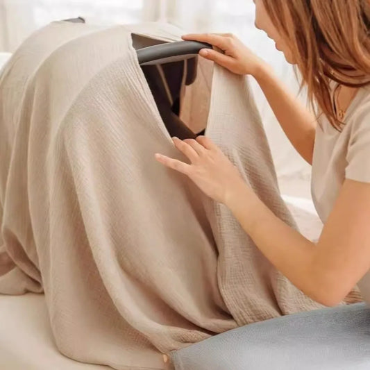 Solid Color Maternal Nursing Covers 2 in 1 Comfortable Breastfeeding Blanket Anti-Exposure Soft Feeding Clothes Outdoor