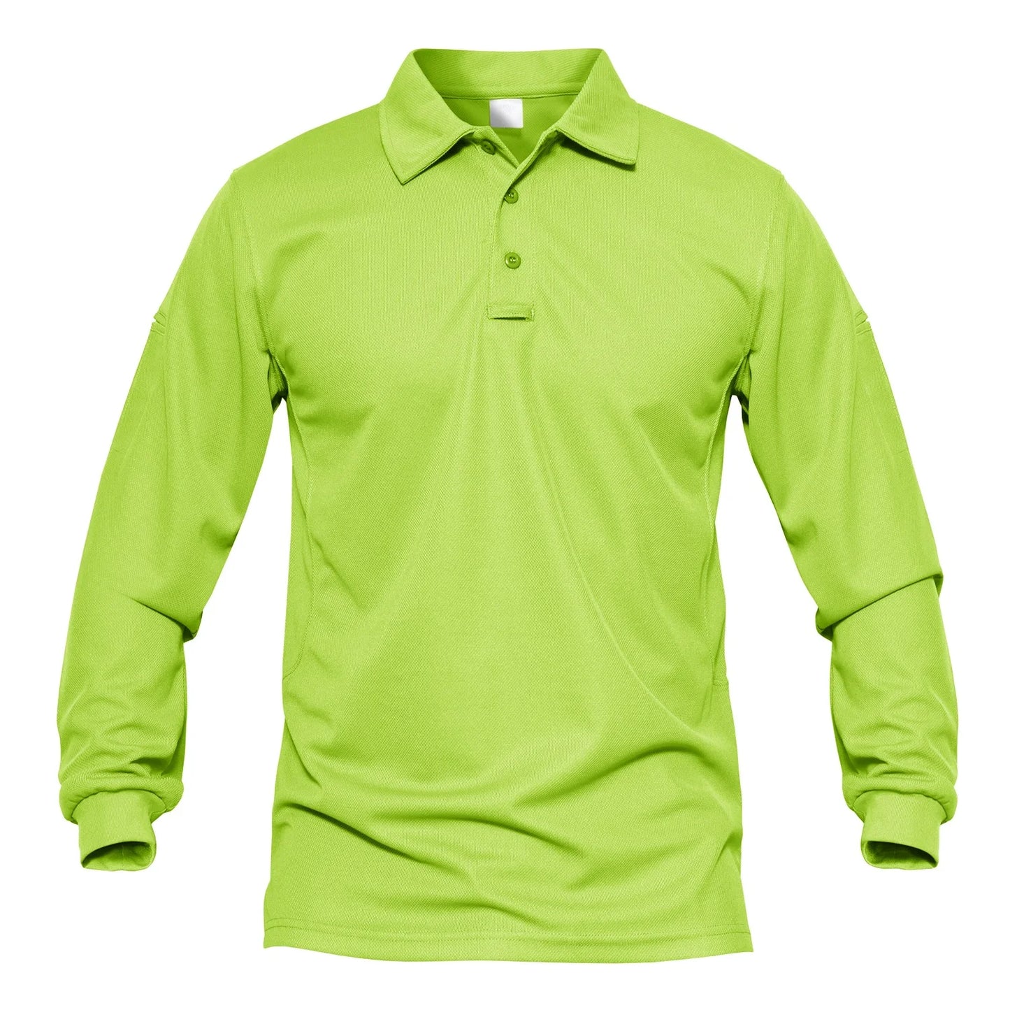 TACVASEN Men Outdoor T-shirts Work Polos Summer Quick Dry T-shirts Long Sleeve Lightweight Golf T-shirts Tee Tops