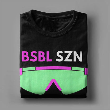 BSBL SZN Baseball Season Boys Girls Youth T Shirts Men Women Pure Cotton T-Shirt O Neck  Tee Shirt Short Sleeve Clothes Printed