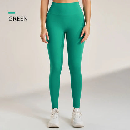 Yoga Leggings Pants Trousers Women's Quick Dry Sports Leggings High Waisted Fitness Pants Stretch Peach Butt Gym Clothing