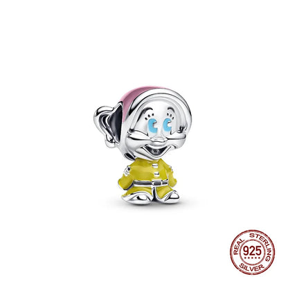 Charms 925 Silver Disney Series-Witch Charms Beads Fits 3mm Original Bracelet Necklace Womens DIY Fine Jewelry Gift Hot Sale