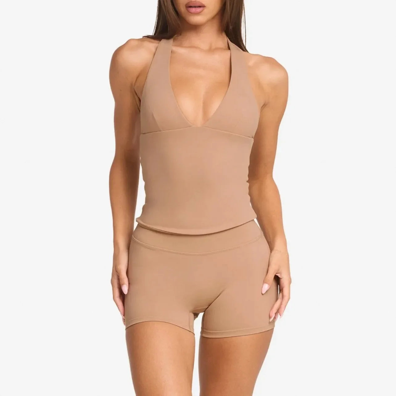 Woman Top Gym  Impact Halter Top Clothes Chest Pad Yoga Tank Tops Push-up Sports Bra Fitness Workout Activewear