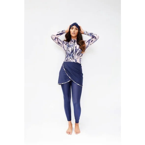 Muslim Modest Swimwear Hijab Swimsuit Women Swimming Suit Cover Ups Burkini Hijabs For Woman Islamic Long Sleeve Bathing Swim