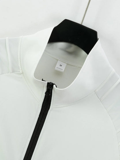 New Fashion Men's Jacket - pure color casual long-sleeved coat with pleated sleeves, suitable for spring and autumn seasons.