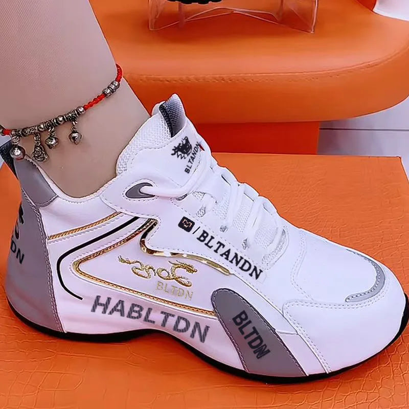 Sneakers Women Autumn Breathable Ladies Lightweight Lace Up Vulcanized Shoes for Women Walking Designer Shoes Zapatos De Mujer