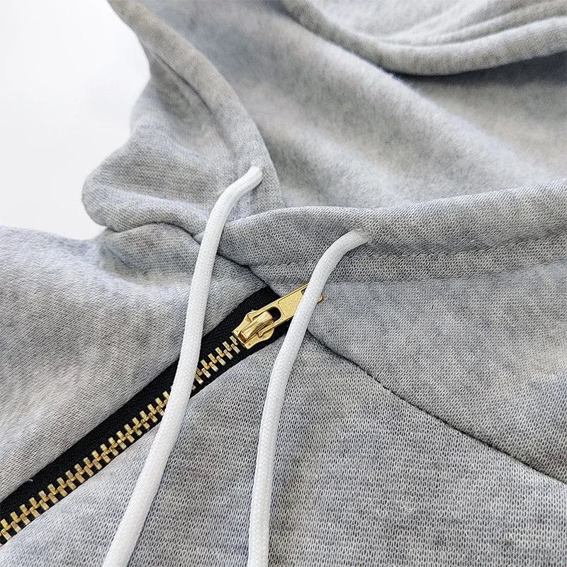 Womens Dress Neck Side Zipper Long Sleeve Hooded Sports Skirt Casual Printing Knee-Length Dress European Style Streetwear S-3XL