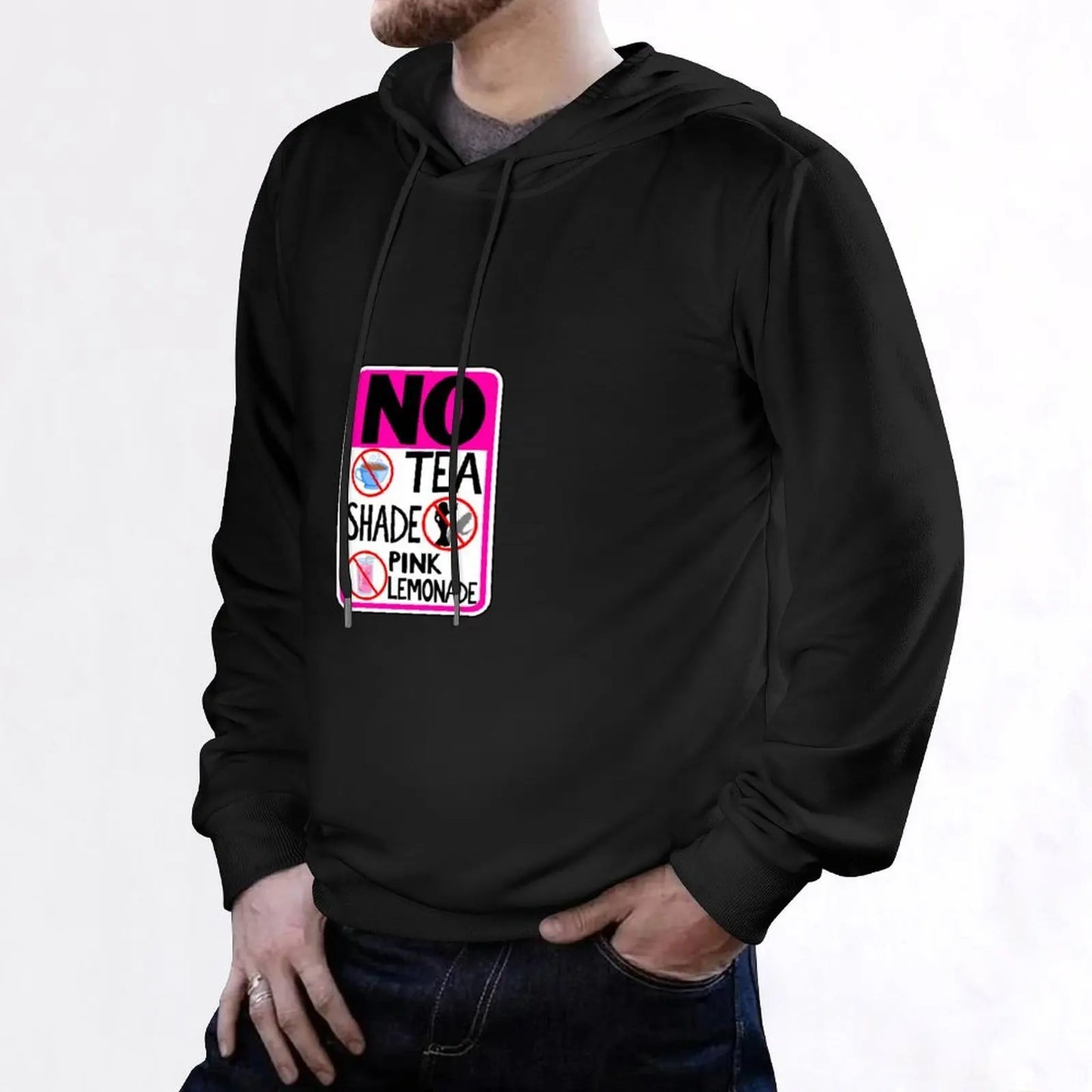 No Tea No Shade No Pink Lemonade Jasmine Masters Quote Hoodie male clothes autumn new products graphic hoodies