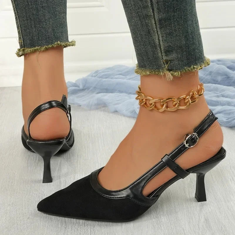 Luxury High-quality Women's Sandals Casual Fashion Brand High Heels Comfortable and Elegant 2025 Summer High Heels Women's Shoes