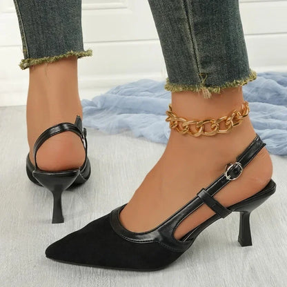 Luxury High-quality Women's Sandals Casual Fashion Brand High Heels Comfortable and Elegant 2025 Summer High Heels Women's Shoes