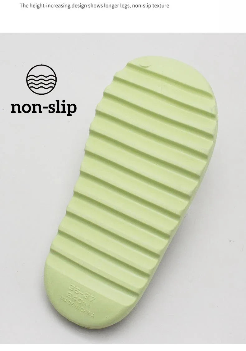 Brand High Quality Super Soft EVA Sole Summer Slippers for Men Bathroom Slippers Home Slides Couple Beach Sandals Male Slipper