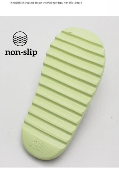 Brand High Quality Super Soft EVA Sole Summer Slippers for Men Bathroom Slippers Home Slides Couple Beach Sandals Male Slipper