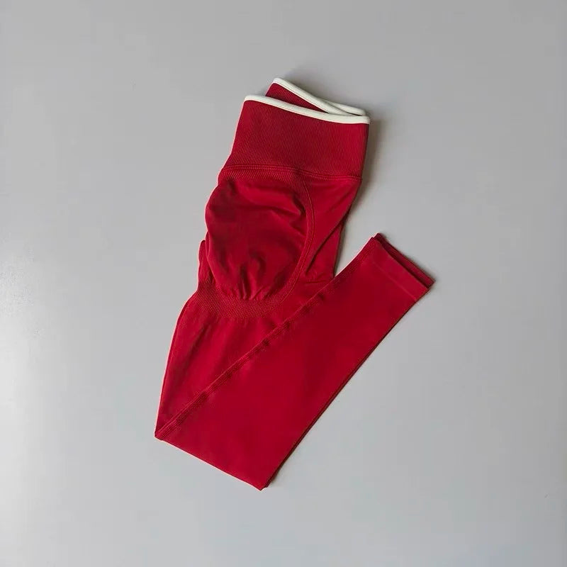 Peach Butt Yoga Pants, High-Waisted Butt-Lifting Fitness Pants for Women, Highly Elastic Quick-Drying Tight Leggings for Workout