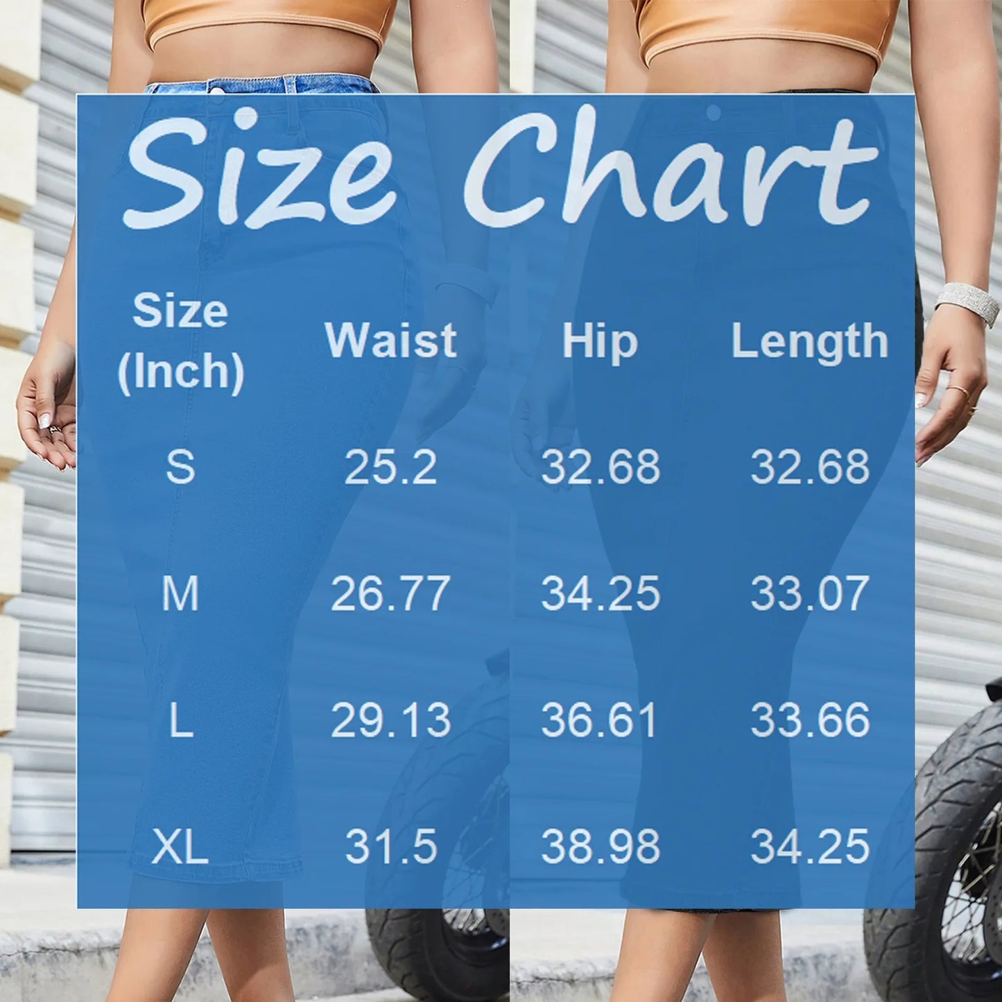 Women's High Waist Denim Hip Hugging Slim Fit Back Slit Skirt With Pockets Elegant Long Denim Skirts Summer Fashion Long Skirt