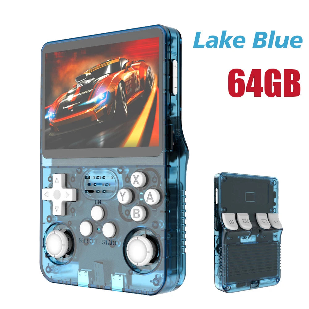 BOYHOM 256G/128G/64G R36S ARKOS 2.0 Retro Handheld Game Console 3.5'' IPS screen,Portable Pocket Game Player for  children gift