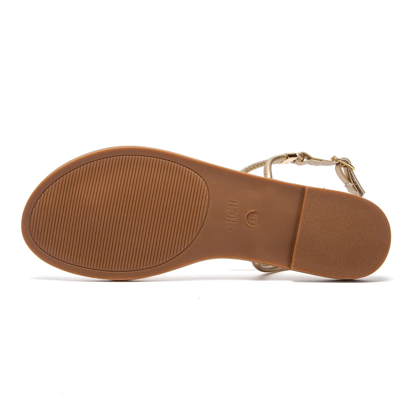 2025 Sandals Summer Women's Shoes Thin Bottom Flat Spaghetti Straps Casual Sandals Luxury Brand New