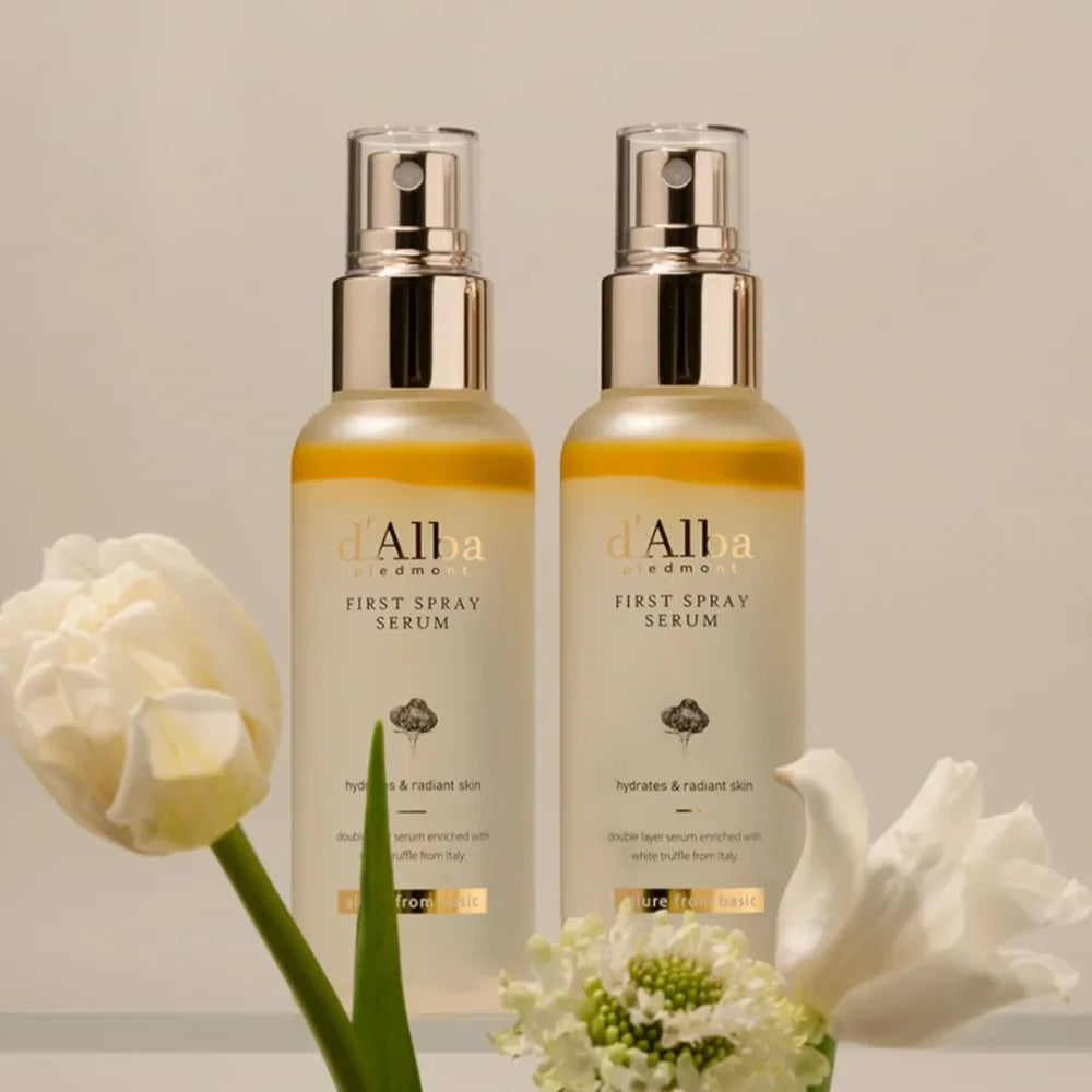 D'Alba White Truffle Initial Mist Facial Moisturizer White Truffle Aromatic Spray Serum PA++++ SPF50+ Light Sunscreen Skin Care